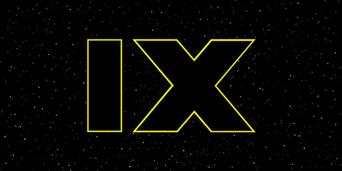 Roman numeral 9 in the Star Wars font.